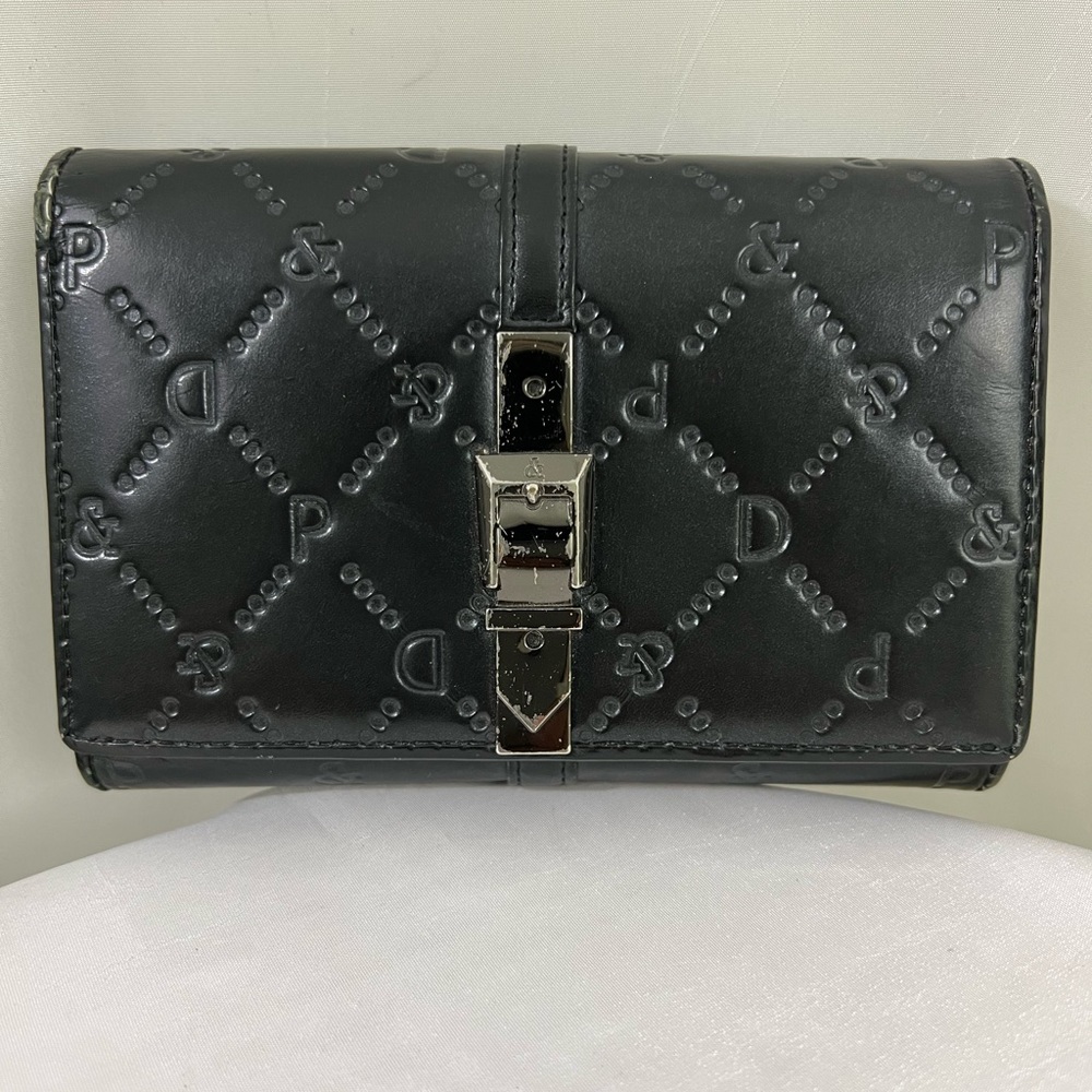 Pinky & Dianne Black Leath her Wallet anew Without Tag